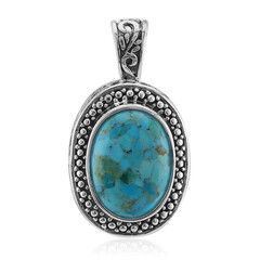 Kingman Blue Mojave Turquoise Silver Pendant (Art of Nature)