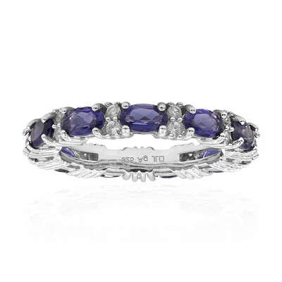 Iolite Silver Ring