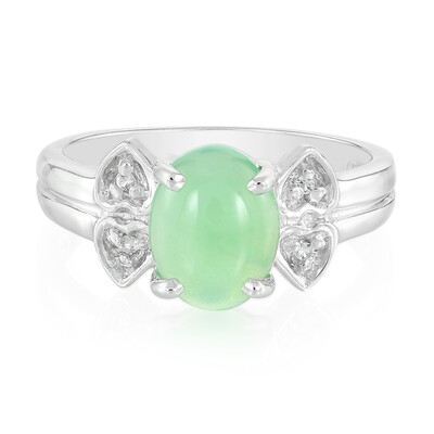 Imperial Chrysoprase Silver Ring