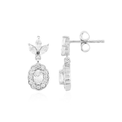 Zircon Silver Earrings