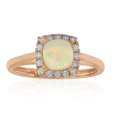 10K AAA Welo Opal Gold Ring