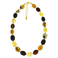 Baltic Amber Silver Necklace