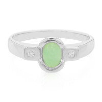 Imperial Chrysoprase Silver Ring