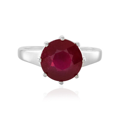 Bemainty Ruby Silver Ring