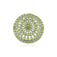 Peridot Silver Ring