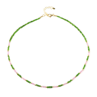 Russian Diopside Silver Necklace