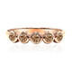 9K SI1 Argyle Rose De France Diamond Gold Ring (Annette)