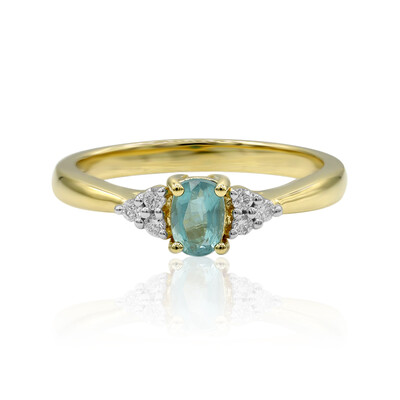 18K Grandidierite Gold Ring (AMAYANI)