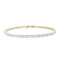 14K SI1 (G) Diamond Gold Bracelet