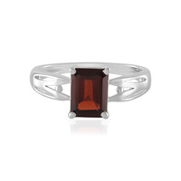 Indian Garnet Silver Ring