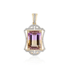 9K Ametrine Gold Pendant (SUHANA)