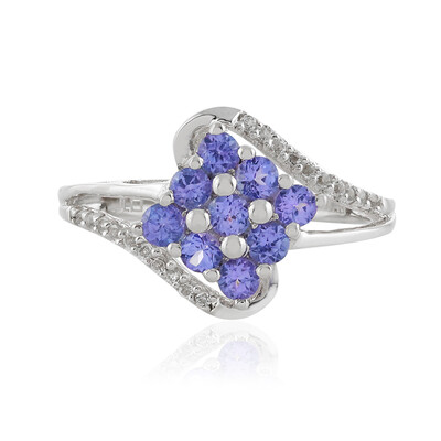 Tanzanite Silver Ring