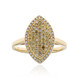 14K SI2 Fancy Diamond Gold Ring (CIRARI)