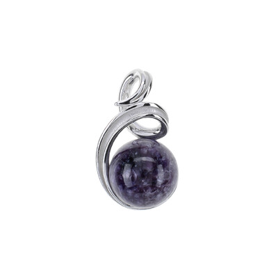 Charoite Silver Pendant (dagen)