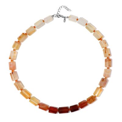 Carnelian Silver Necklace