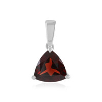 Mozambique Garnet Silver Pendant