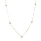 9K Flawless (F) Diamond Gold Necklace