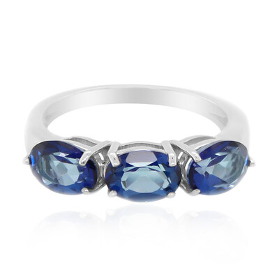 Royal Blue Topaz Silver Ring