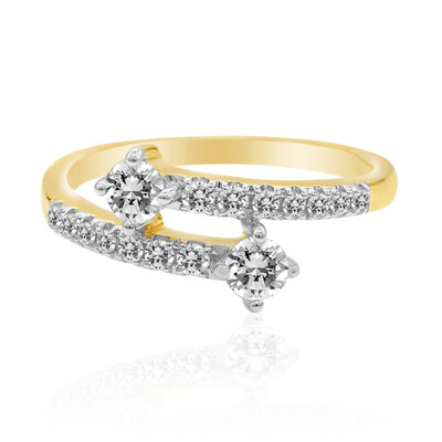 9K SI1 (G) Diamond Gold Ring (Annette)