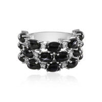 Indian star diopside Silver Ring