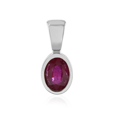 Bemainty Ruby Silver Pendant