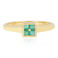 9K Brazilian Emerald Gold Ring