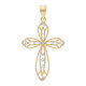 9K PK (I) Diamond Gold Pendant