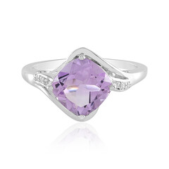 Rose de France Amethyst Silver Ring