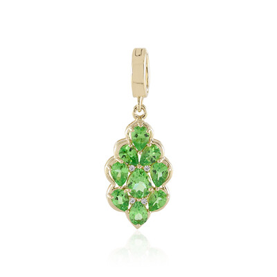 9K Tsavorite Gold Pendant