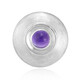 Zambian Amethyst Silver Pendant (MONOSONO COLLECTION)