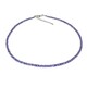 Tanzanite Silver Necklace