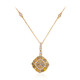 14K SI2 Fancy Diamond Gold Necklace (CIRARI)