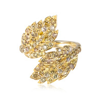 14K SI2 Fancy Diamond Gold Ring (CIRARI)