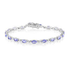 Tanzanite Silver Bracelet