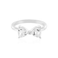 White Topaz Silver Ring