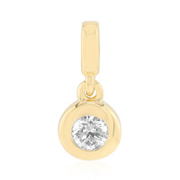 9K SI1 (G) Diamond Gold Pendant