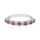 Rhodolite Silver Ring