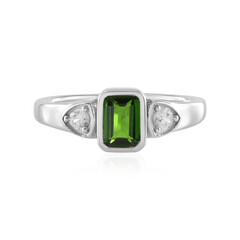 Russian Diopside Silver Ring