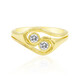 18K IF (D) Diamond Gold Ring (Annette)