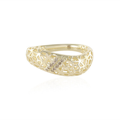 9K I1 Brown Diamond Gold Ring (Ornaments by de Melo)