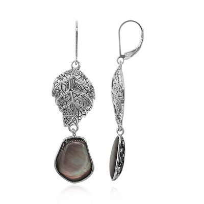 Mother of Pearl Silver Earrings (Art of Nature)