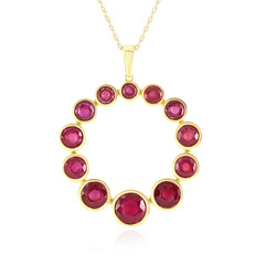 Madagascar Ruby Silver Necklace