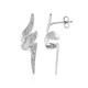 Zircon Silver Earrings (de Melo)