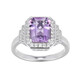 Amethyst Silver Ring