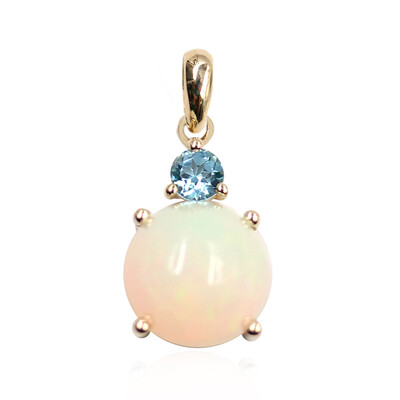 9K Welo Opal Gold Pendant