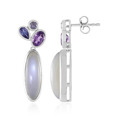 Silver Moonstone Silver Earrings (KM by Juwelo)