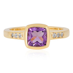 Uruguayan Amethyst Silver Ring