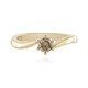 9K I2 Brown Diamond Gold Ring