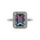 Bi Colour Fluorite Silver Ring