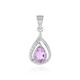 Rose de France Amethyst Silver Pendant